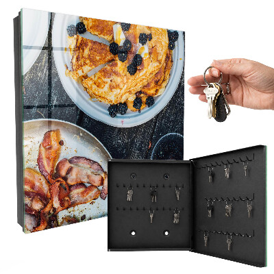 Schlüsselkasten mit Motiv Hausgemachtes Frühstück