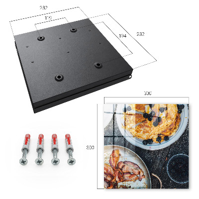 Schlüsselkasten mit Motiv Hausgemachtes Frühstück