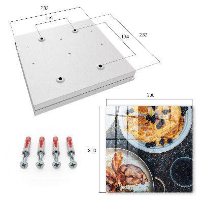 Schlüsselkasten mit Motiv Hausgemachtes Frühstück