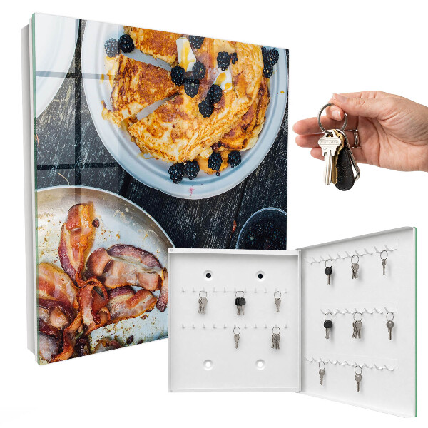 Schlüsselkasten mit Motiv Hausgemachtes Frühstück