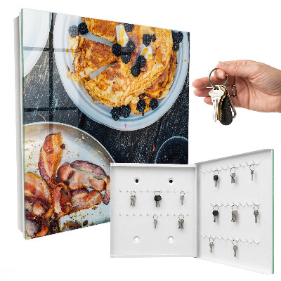 Schlüsselkasten mit Motiv Hausgemachtes Frühstück
