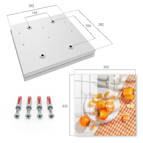 Schlüsselbox mit Motiv Saftige Früchte