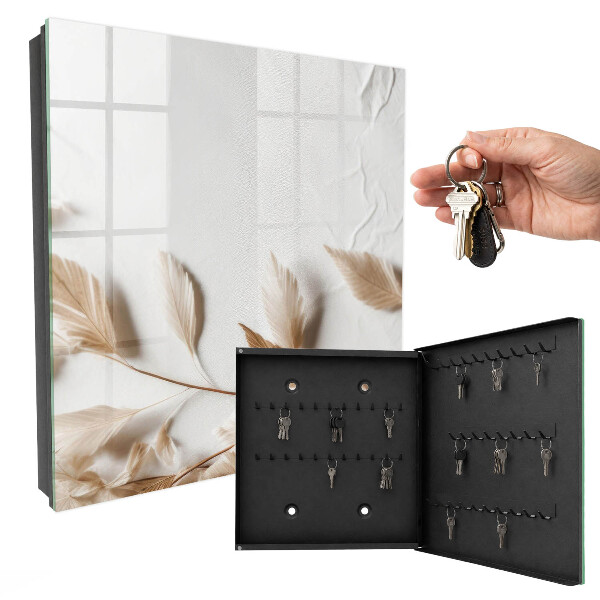 Schlüsselbox für die Wand in sanftem Natur-Design