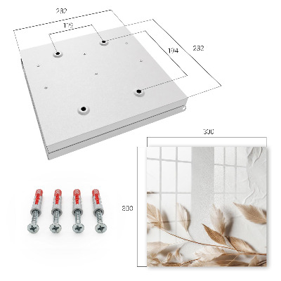 Schlüsselbox für die Wand in sanftem Natur-Design
