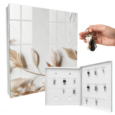 Schlüsselbox für die Wand in sanftem Natur-Design