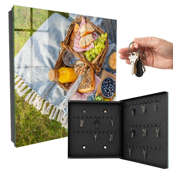 Schlüsselbox mit Motiv Ein idyllisches Picknick