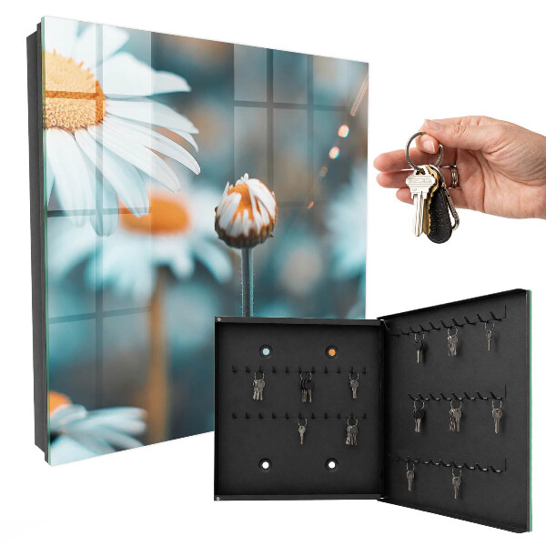 Schlüsselbox mit floralem Motiv
