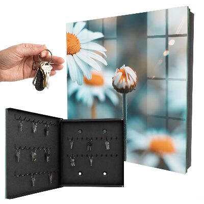 Schlüsselbox mit floralem Motiv