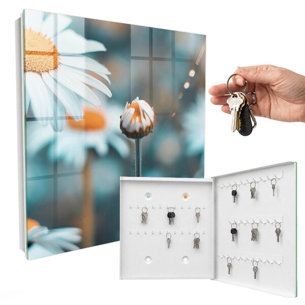 Schlüsselbox mit floralem Motiv