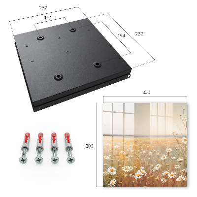 Schlüsselkasten im Design Blumenwiese