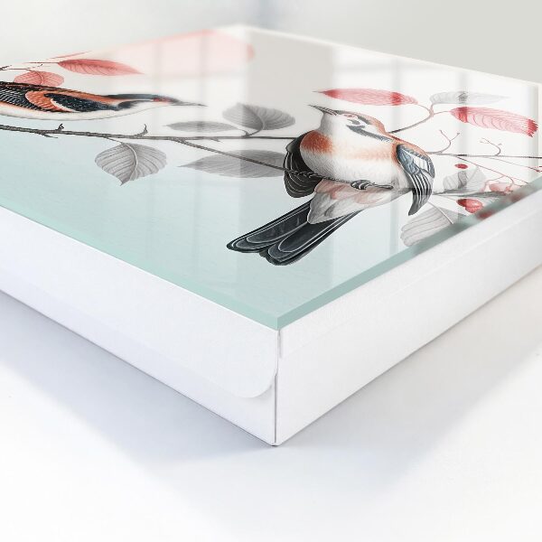 Schlüsselbox zur Wandmontage mit Motiv Vögel in der Natur
