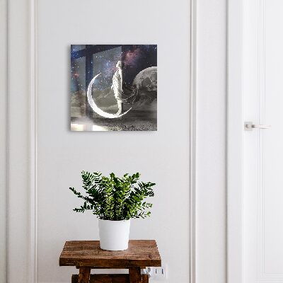 Schlüsselkasten mit Weltraumfantasie-Motiv