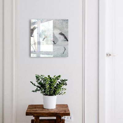 Schlüsselbox für die Wand mit Motiv Kraniche im Flug