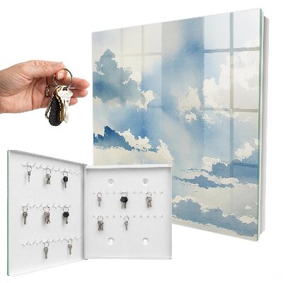 Schlüsselkasten mit Motiv Wolken am Himmel