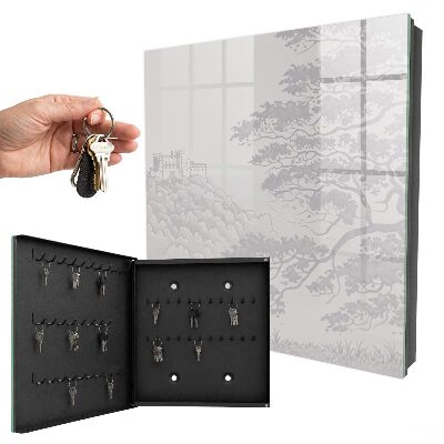 Schlüsselbox mit Motiv Burglandschaft