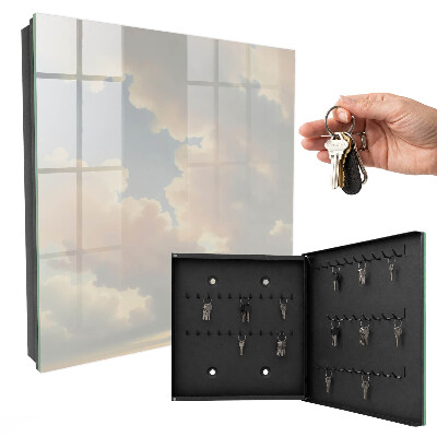 Schlüsselkasten mit Motiv Wolken am Himmel