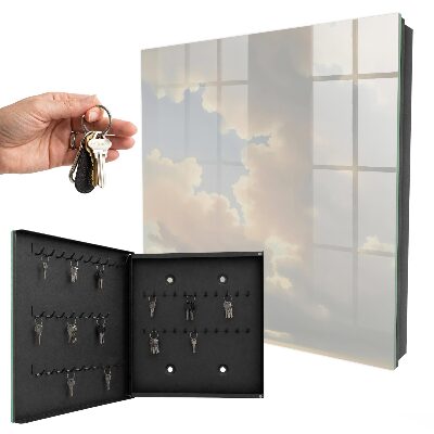 Schlüsselkasten mit Motiv Wolken am Himmel