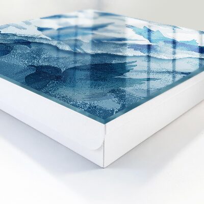 Schlüsselbox mit Aquarellvögel-Motiv