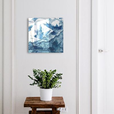 Schlüsselbox mit Aquarellvögel-Motiv