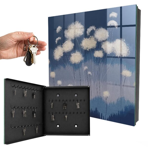 Schlüsselbox für die Wand im Design Löwenzahn