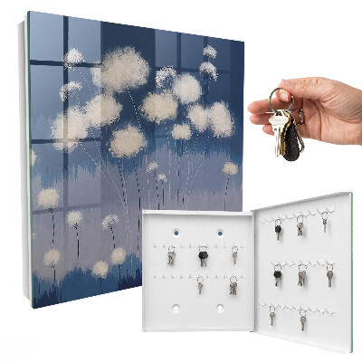 Schlüsselbox für die Wand im Design Löwenzahn