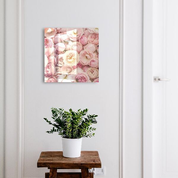 Schlüsselkasten mit Rosenmotiv