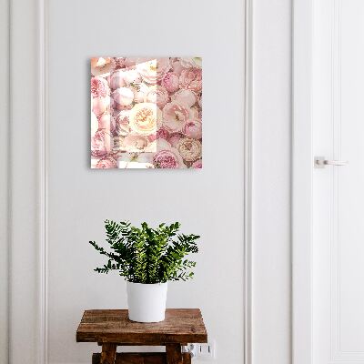 Schlüsselkasten mit Rosenmotiv