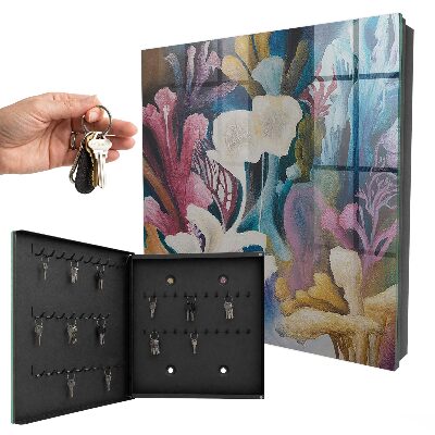 Schlüsselbox zur Wandmontage Motiv Abstrakte Natur