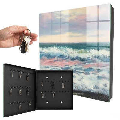 Schlüsselbox für die Wand mit Motiv Küstenlandschaft