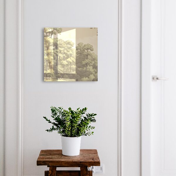 Schlüsselbox für die Wand im Design Grüner Wald