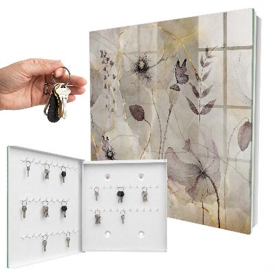 Schlüsselbox im Design Zarte Flora