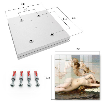 Schlüsselbox mit dem Motiv Die Geburt der Venus von Alexandre Cabanel