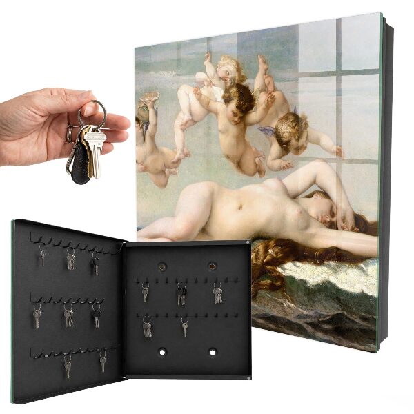 Schlüsselbox mit dem Motiv Die Geburt der Venus von Alexandre Cabanel