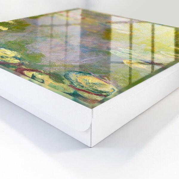 Schlüsselbox zur Wandmontage Motiv Claude Monets Seerosen
