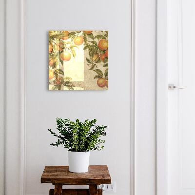 Schlüsselkasten mit Motiv Orangen und Natur