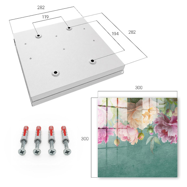 Schlüsselbox im florale Eleganz Design