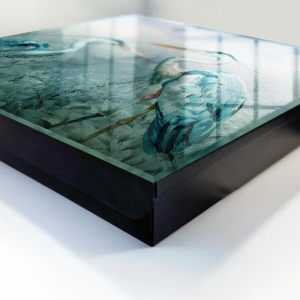 Schlüsselkasten mit Wasserreiher Motiv