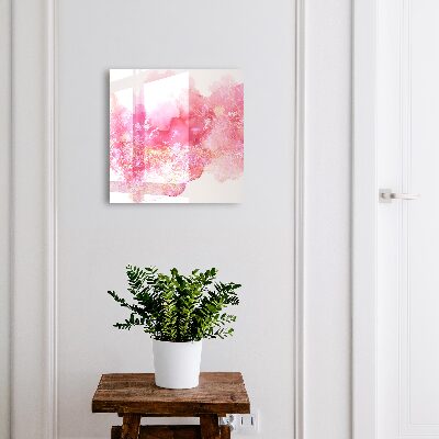 Schlüsselbox zur Wandmontage mit Motiv Blumenlandschaft