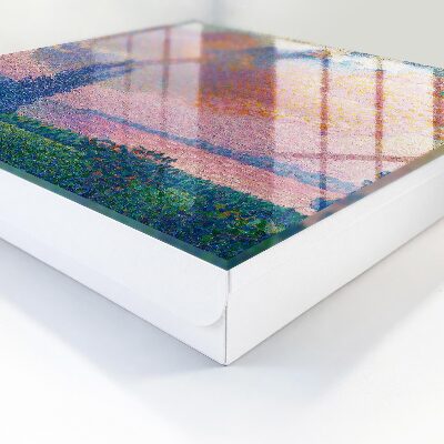 Schlüsselbox zur Wandmontage mit buntem Naturmotiv