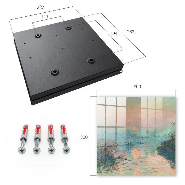 Schlüsselbox für die Wand mit Motiv romantische Landschaft