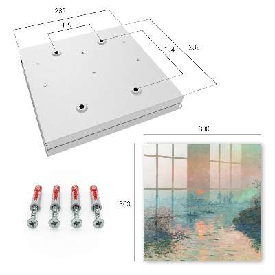 Schlüsselbox für die Wand mit Motiv romantische Landschaft