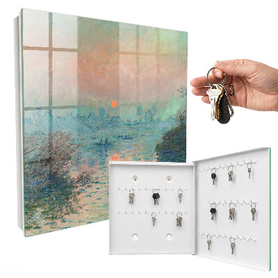 Schlüsselbox für die Wand mit Motiv romantische Landschaft