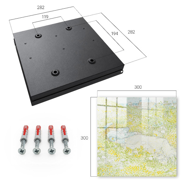 Schlüsselbox für die Wand im Design Idyllische Ruhe