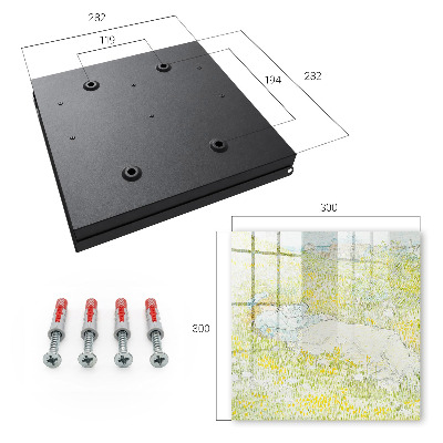 Schlüsselbox für die Wand im Design Idyllische Ruhe