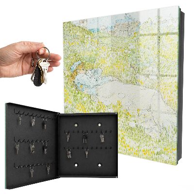 Schlüsselbox für die Wand im Design Idyllische Ruhe