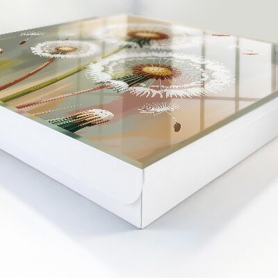 Schlüsselbox zur Wandmontage mit Motiv Zarte Löwenzahnblüten