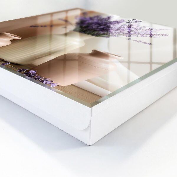 Schlüsselbox zur Wandmontage mit Motiv Blumen in einer Vase