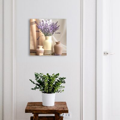 Schlüsselbox zur Wandmontage mit Motiv Blumen in einer Vase