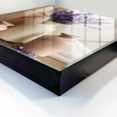 Schlüsselbox zur Wandmontage mit Motiv Blumen in einer Vase