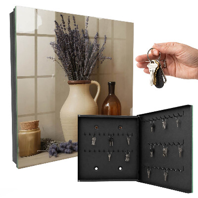 Schlüsselkasten mit Lavendel-Motiv